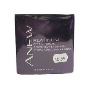 Avon Anew Platinum Eye & Lip Cream (0.52 oz) New / Sealed